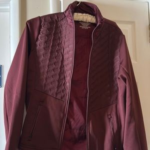 Women’s lightweight jacket burgundy/maroon